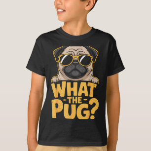 What The Pug For Kids Boys Funny Dog Lover Pun  T-Shirt