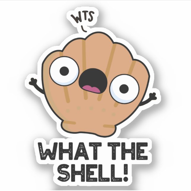 What The Shell Funny Sea Shell Pun  (Front)