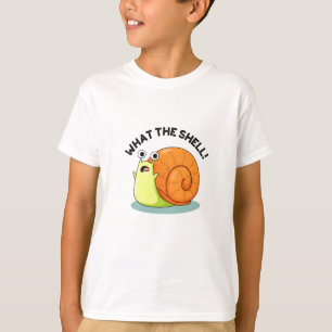 What The Shell Funny Snail Pun  T-Shirt