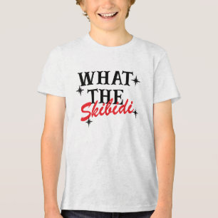 What the skibidi Tri-Blend shirt