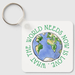 What the world needs now is love key ring