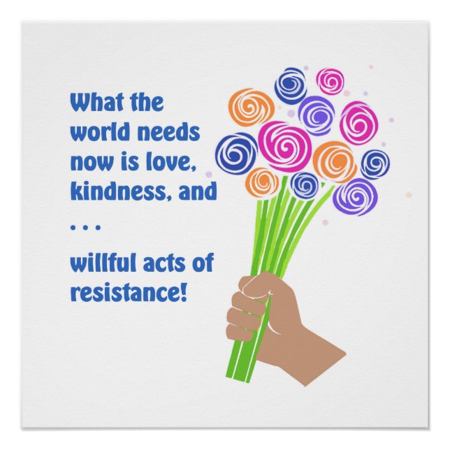 What the world needs now poster (Front)