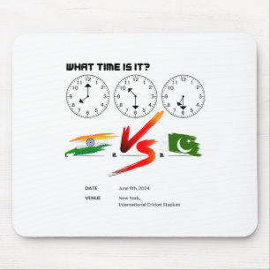 What Time Is India Vs Pakistan Cricket T20 New Yor Mouse Mat