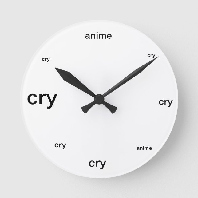 What Time Is It Round Clock (Front)