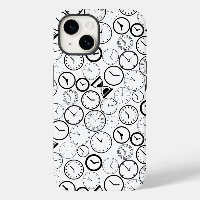 What time is it.wx4 No BG Case-Mate iPhone Case (Back)