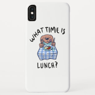 What time is lunch iPhone XS max case