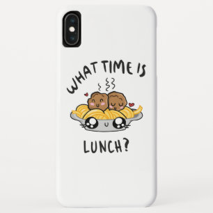 What Time Is Lunch iPhone XS Max Case