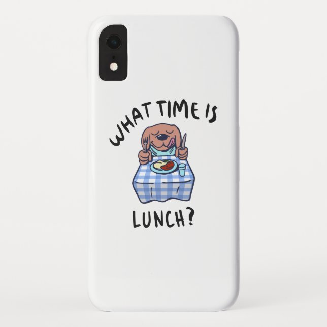 What time is lunch Case-Mate iPhone case (Back)