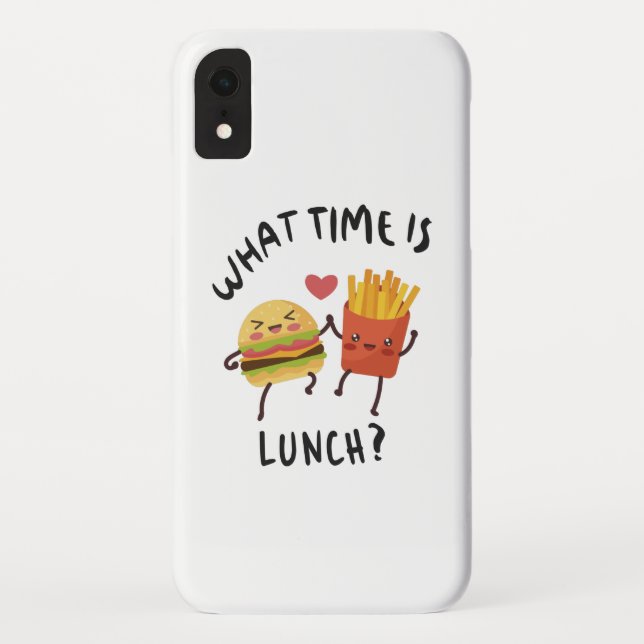 What time is lunch Case-Mate iPhone case (Back)