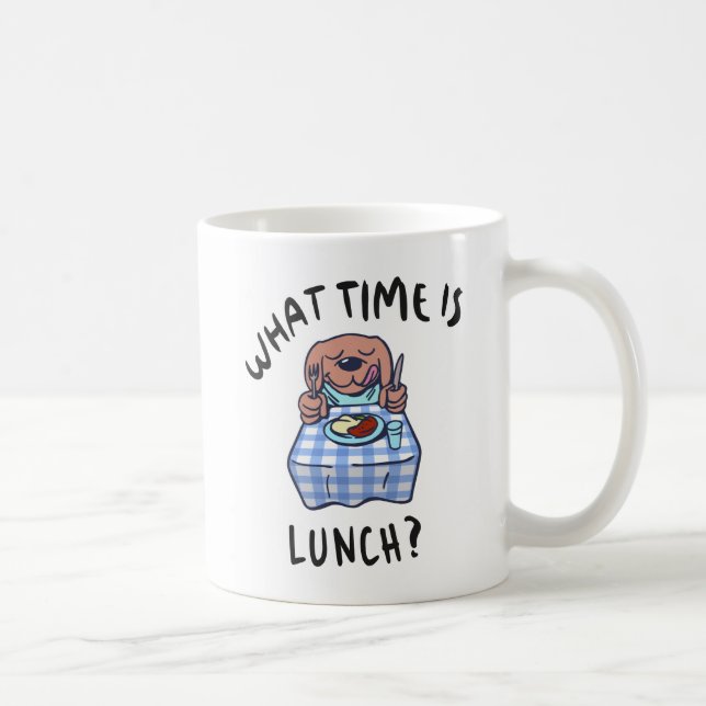 What time is lunch coffee mug (Right)