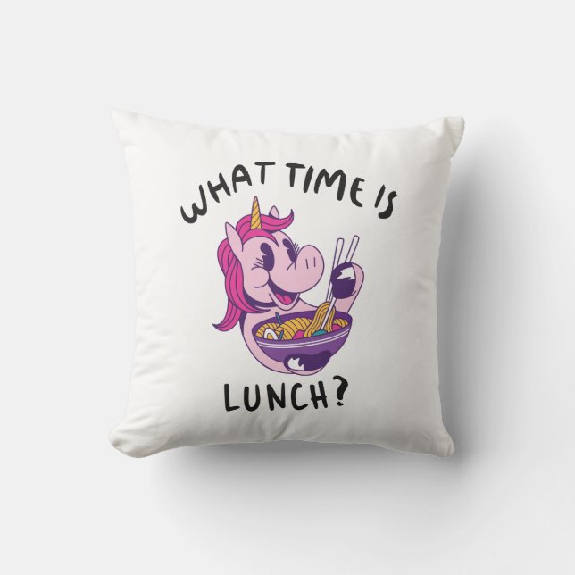 What time is lunch cushion (Front)