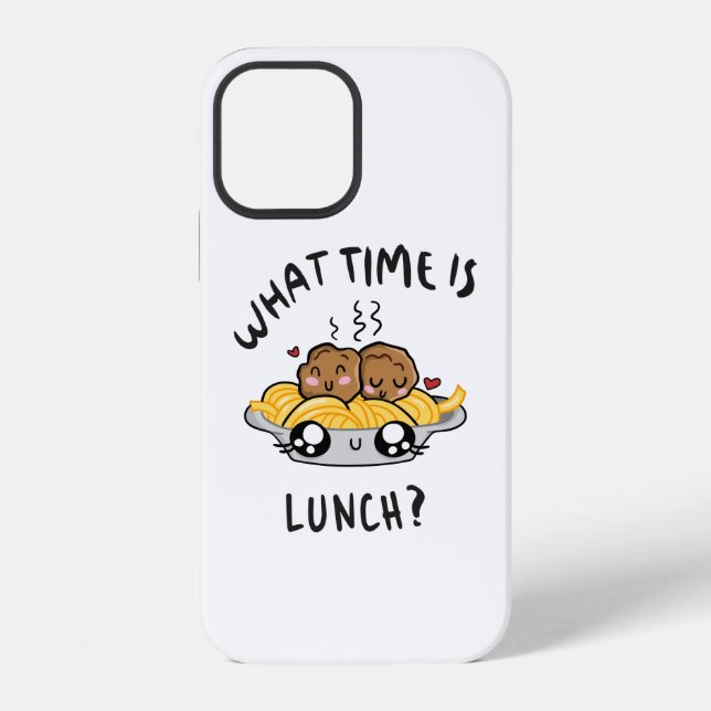 What Time Is Lunch iPhone Case (Back)