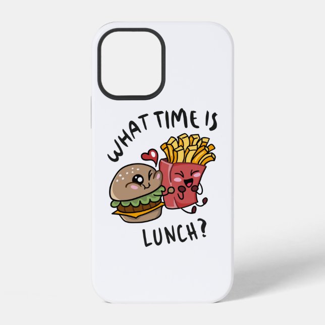What time is lunch iPhone case (Back)