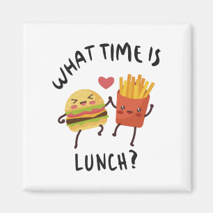 What time is lunch magnet