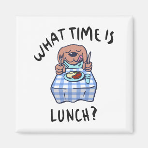 What time is lunch magnet