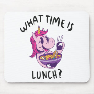 What time is lunch mouse mat
