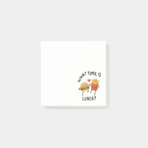 What time is lunch post-it notes