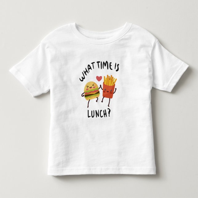What time is lunch toddler T-Shirt (Front)