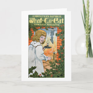 'What To Eat Magazine, Christmas Number' Holiday Card