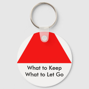 What to Keep What to Let Go The MUSEUM Zazzle Gift Key Ring