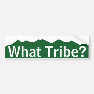 What Tribe? Bumper Sticker