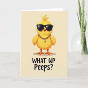 What Up Birdie Friend Card