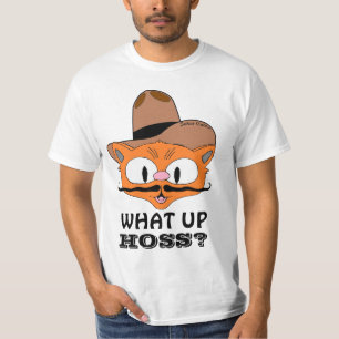 What Up Hoss? Country Cowboy Cat Señor Gato™ T-Shirt