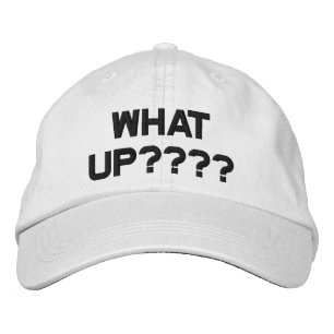 What Up Logo, Adjustable Baseball Cap