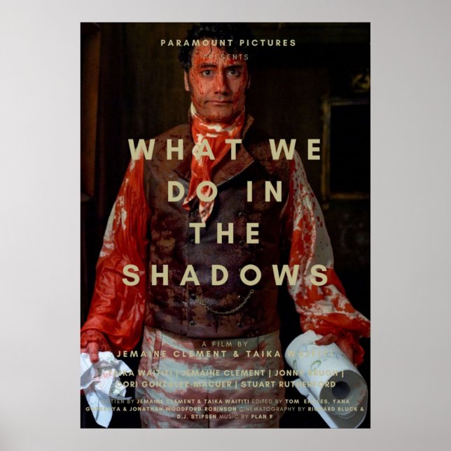 WHAT WE DO IN THE SHADOWS TAIKA WAITITI POSTER (Front)