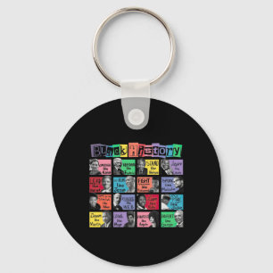 What We Learn From Black History Sticker Key Ring