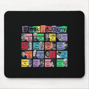 What We Learn From Black History Sticker Mouse Mat