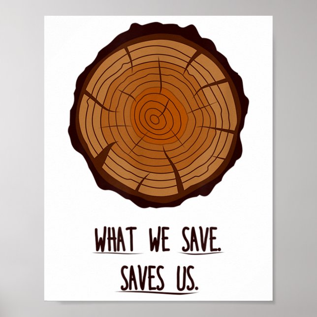 What We Save Save Us Nature Forest Protection _1  Poster (Front)