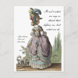 What We Say Postcard