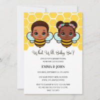 What Will Baby Bee African American Gender Reveal