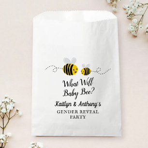 What Will Baby Bee Gender Reveal Party Favour Bags