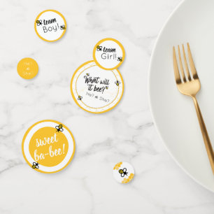 What will it bee? Baby Shower Gender Reveal Table Confetti
