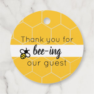 What will it Bee? Thank you for Bee-ing our Guest Favour Tags