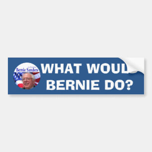 WHAT WOULD BERNIE DO? BUMPER STICKER