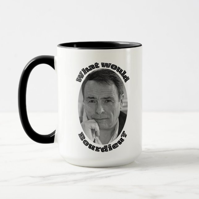 What Would Bourdieu? Mug (Left)