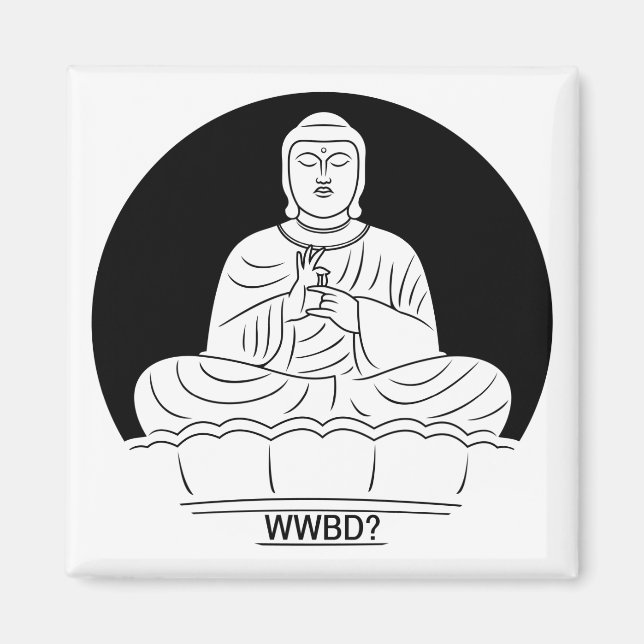 What Would Buddha Do? Magnet (Front)