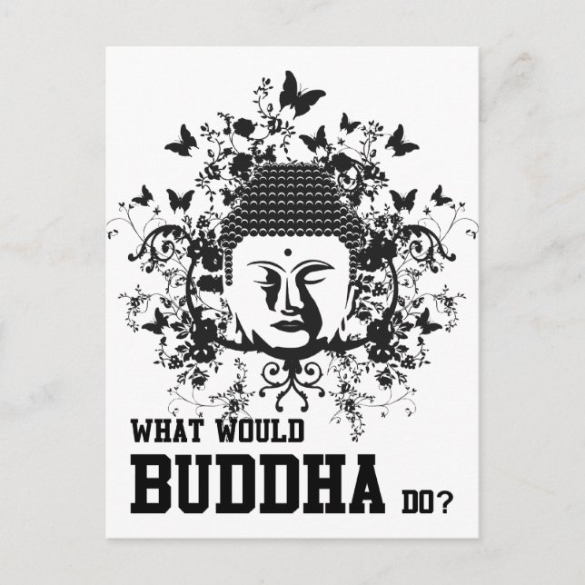 What Would Buddha Do Postcard (Front)