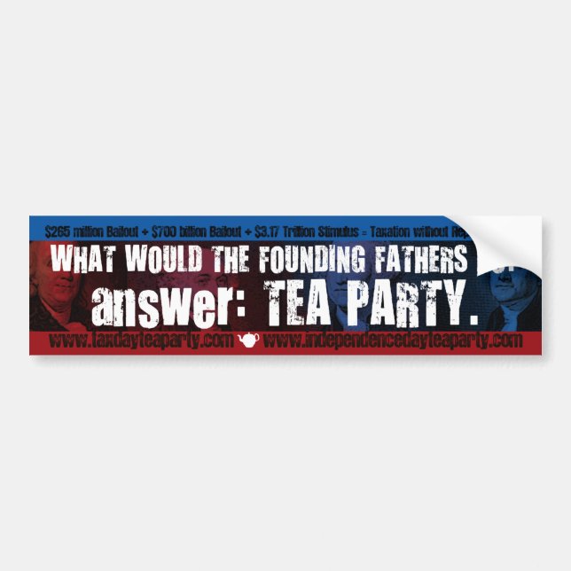 What Would...bumper sticker (Front)