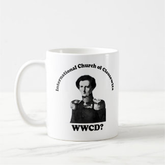 What Would Carl Do - Int Church of Clausewitz BW Coffee Mug