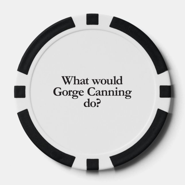 what would gorge canning do poker chips (Front)