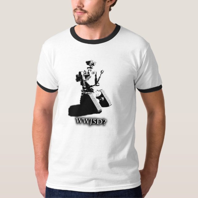 What Would Johnny 5 Do? T-Shirt (Front)