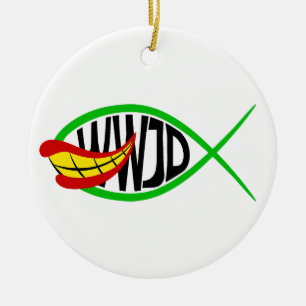 What Would Joker Do? Ceramic Tree Decoration