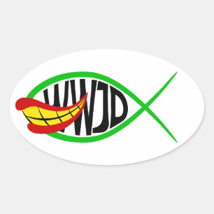 What Would Joker Do? Oval Sticker