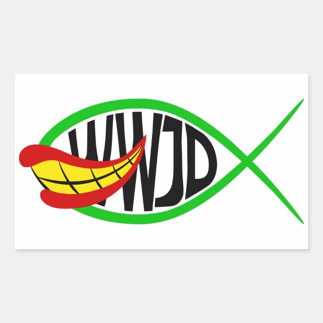 What Would Joker Do? Rectangular Sticker (Front)