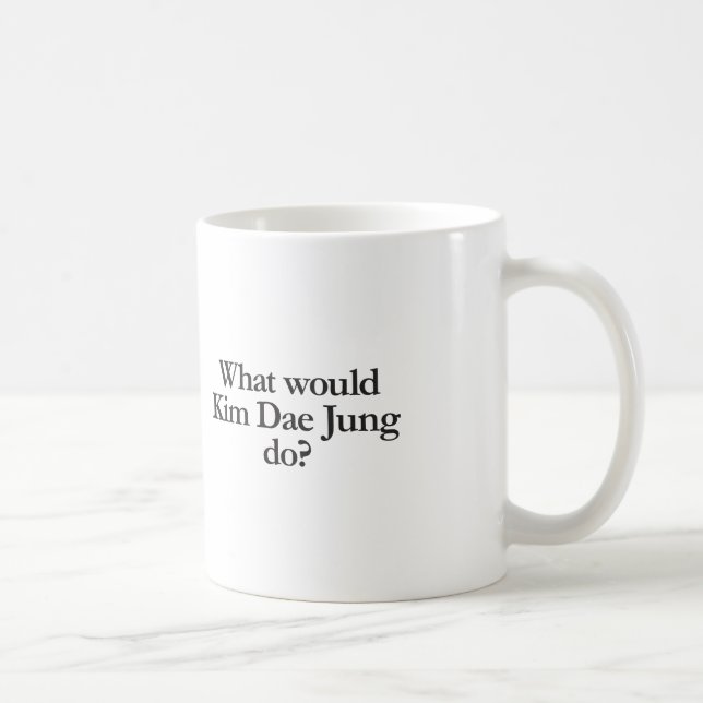 what would kim dae jung do coffee mug (Right)