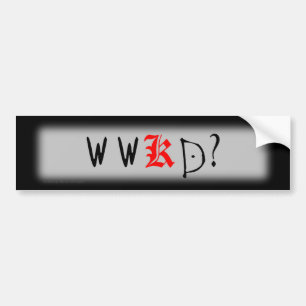 What Would Kira Do? Bumper Sticker